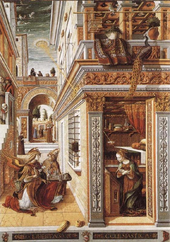 Carlo Crivelli Annunciation with St Emidius